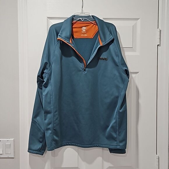 Timberland Pullover Halfzip Sweatshirt - Picture 1 of 5